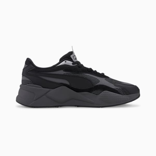 RS-X3 Puzzle Unisex Shoes, Puma Black-CASTLEROCK, extralarge-IND