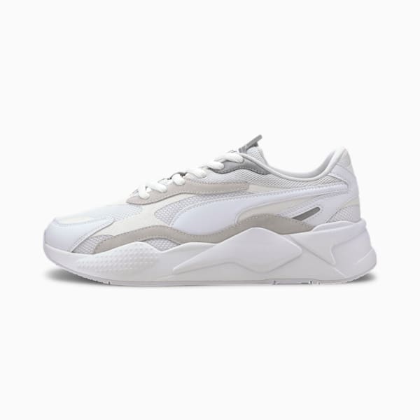 RS-X³ Puzzle Men's Sneakers, Puma White-Puma Silver, extralarge