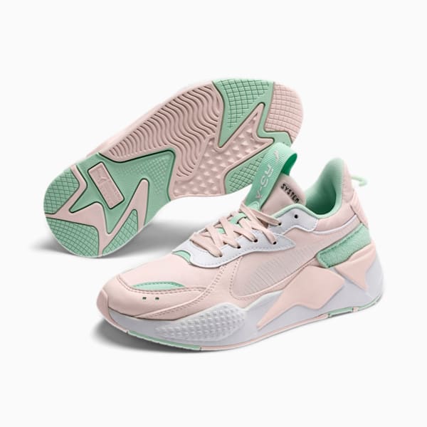 RS-X Collegiate Sneakers JR, Mist Green-Rosewater, extralarge