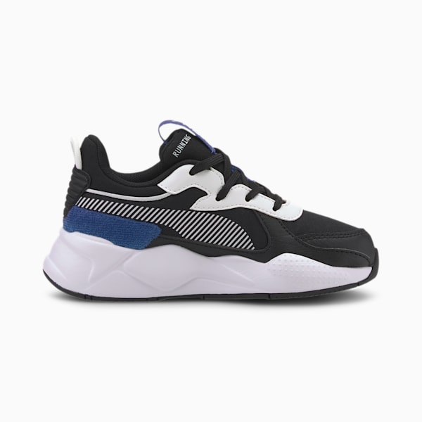 RS-X Collegiate Kids' Shoes, Puma Black-Bright Cobalt, extralarge-IND