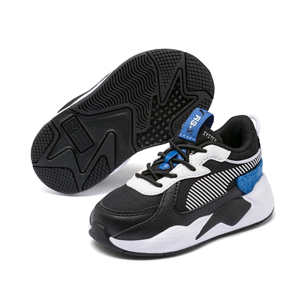 RS-X Collegiate Toddler Shoes, Puma Black-Bright Cobalt, extralarge