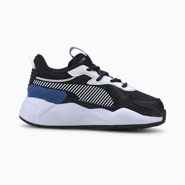 RS-X Collegiate Toddler Shoes, Puma Black-Bright Cobalt, extralarge