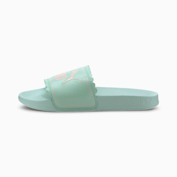 Leadcat Petal Slides JR, Mist Green-Rosewater, extralarge