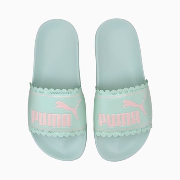 Leadcat Petal Slides JR, Mist Green-Rosewater, extralarge