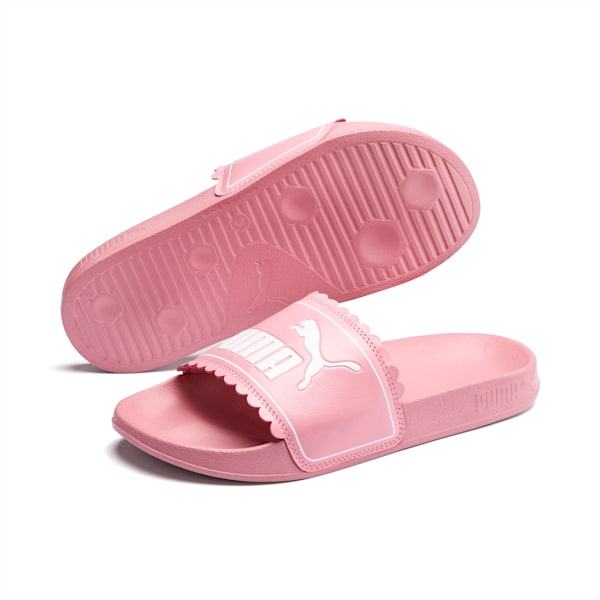 Leadcat Petal Slides JR, Peony-Puma White, extralarge