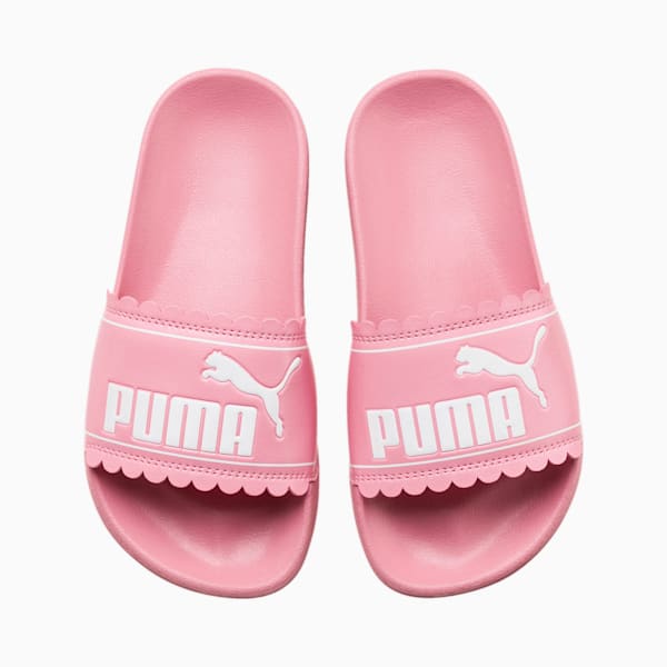Leadcat Petals Little Kids' Slides, Peony-Puma White, extralarge