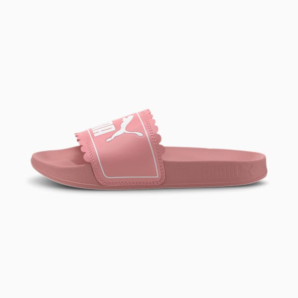 Leadcat Petals Little Kids' Slides, Peony-Puma White, extralarge