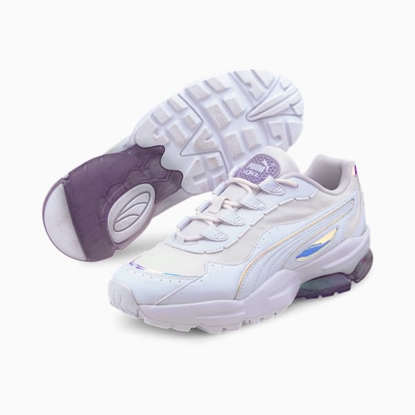 Cell Stellar Glow Women's Shoes, Puma White-Purple Heather, extralarge-IND