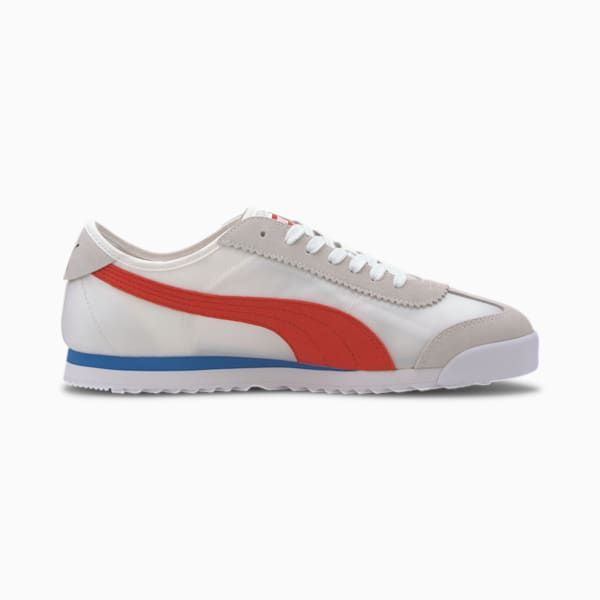 Roma '68 Nylon Sneakers, Puma White-High Risk Red, extralarge