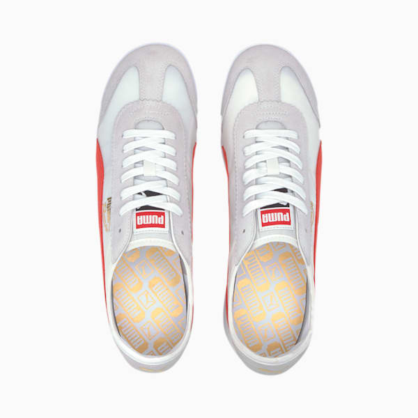 Roma '68 Nylon Sneakers, Puma White-High Risk Red, extralarge