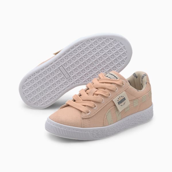 Time4Change Basket Canvas Little Kids Shoes PUMA