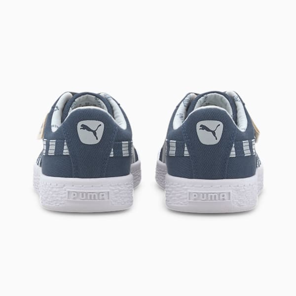 Time4Change Basket Canvas Little Kids' Shoes, Dark Denim-Plein Air, extralarge