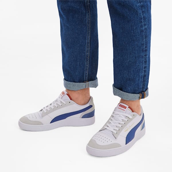 Ralph Sampson Lo Vintage Sneakers, P Wht-Dazling Blu-HighRiskRd, extralarge