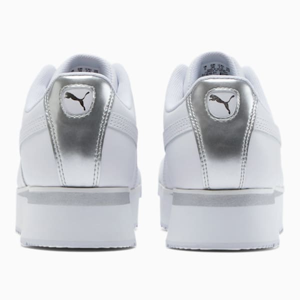 Roma Amor Leather Metallic Women s Sneakers PUMA