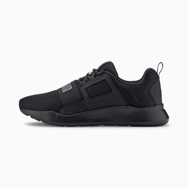 Wired Cage Unisex Sneakers, Puma Black-CASTLEROCK