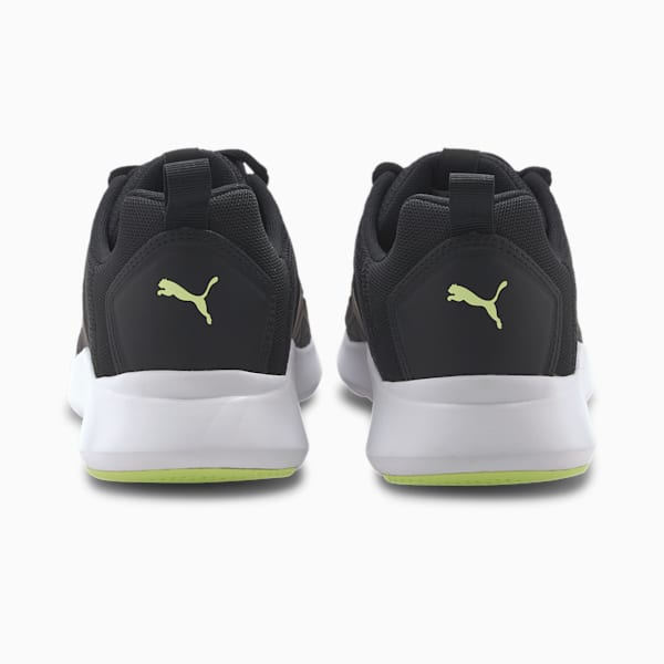 Wired Cage Unisex Sneakers, Puma Black-Sharp Green