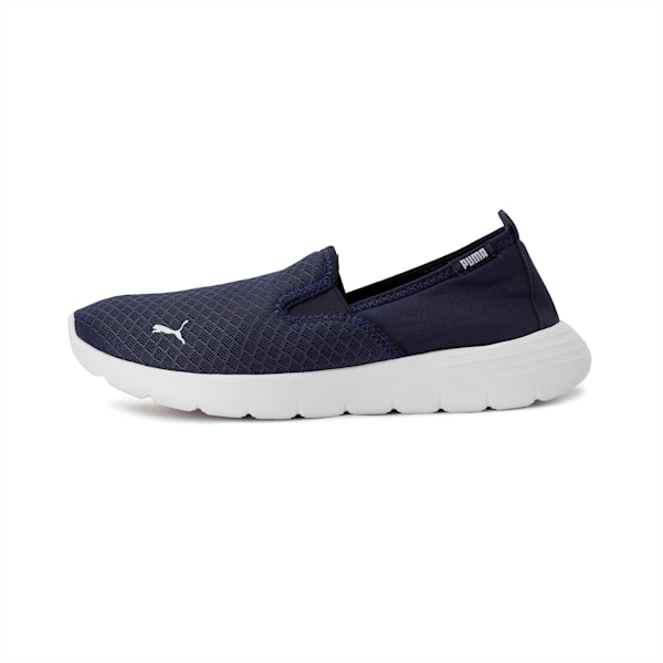 Flex Renew  Slip On Walking Shoes, Peacoat-Puma White, extralarge-IND