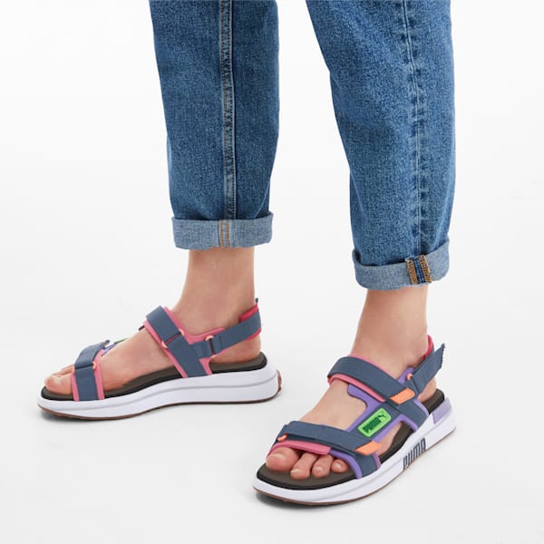 Future Rider Game On Sandals, Luminous Purple-DD-PW, extralarge