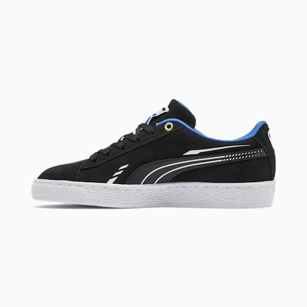 PUMA x SONIC Suede Sneakers JR, Puma Black, extralarge