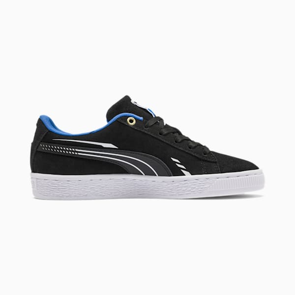 PUMA x SONIC Suede Sneakers JR, Puma Black, extralarge