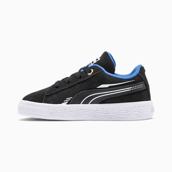 PUMA x SONIC Suede Toddler Shoes, Puma Black, extralarge