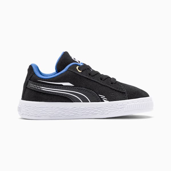 PUMA x SONIC Suede Toddler Shoes, Puma Black, extralarge