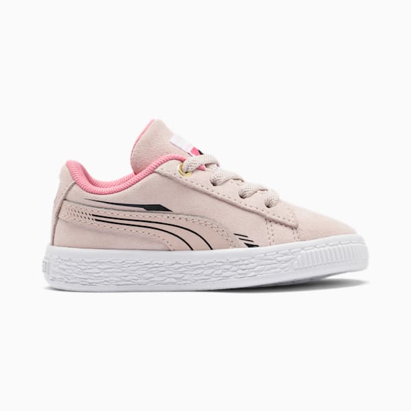 PUMA x SONIC Suede Toddler Shoes, Rosewater, extralarge