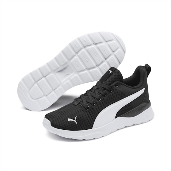 Anzarun Lite Big Kids' Sneakers, Puma Black-Puma White, extralarge