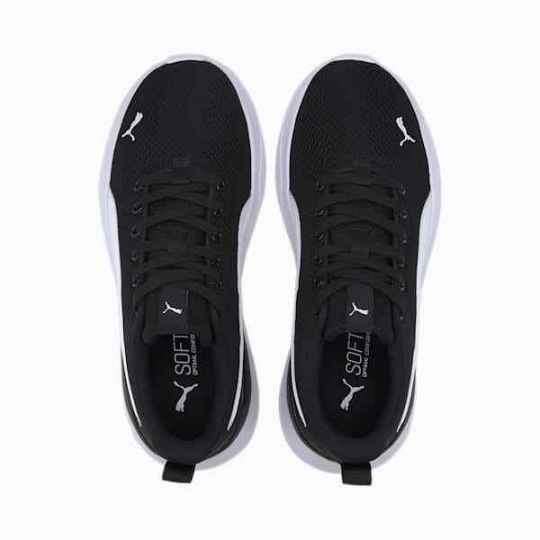 Anzarun Lite Big Kids' Sneakers, Puma Black-Puma White, extralarge