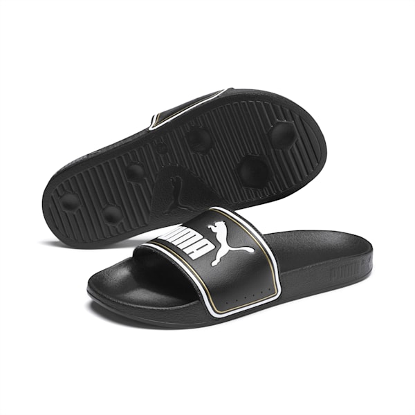 Leadcat FTR Kids' Slides JR, Puma Black-Puma White, extralarge