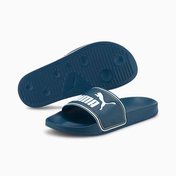 Leadcat FTR Kids' Slides JR, Digi-blue-Puma White, extralarge