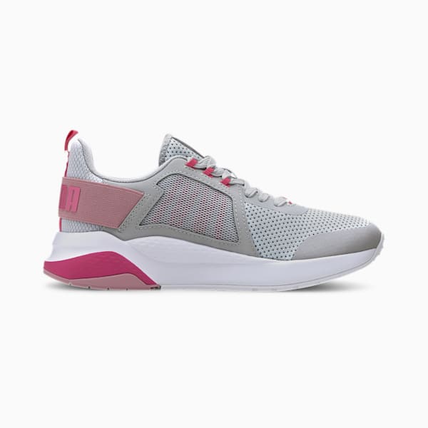 Anzarun Knit Sneakers JR, Gray Violet-Glowing Pink-Foxglove, extralarge