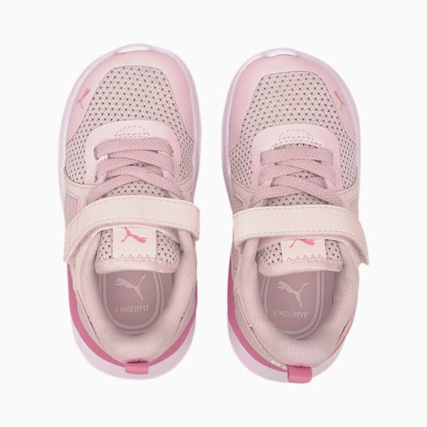 Anzarun Knit Toddler Shoes, Rosewater-Peony-Puma White, extralarge