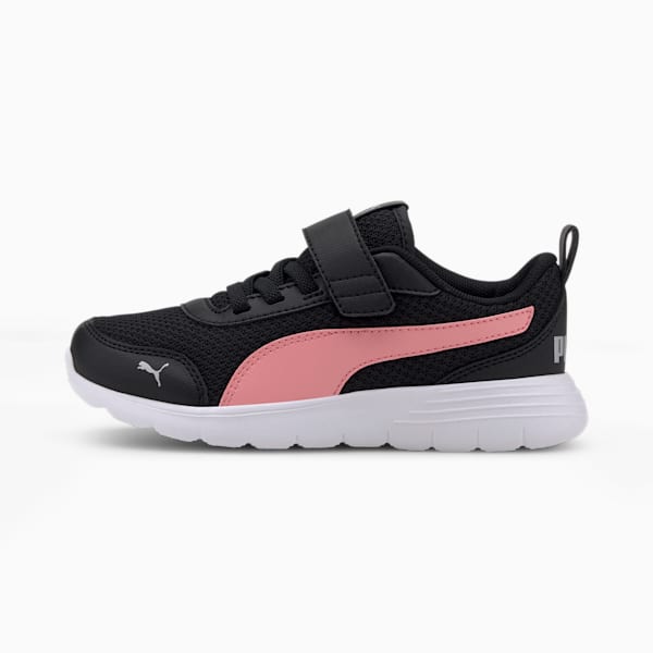 Flex Renew AC SoftFoam Kids' Sneakers, Puma Black-Peony, extralarge-IND