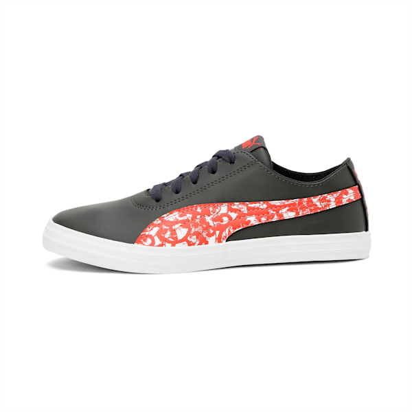 Urban Graphicster Women's IDP Sneaker, Dark Shadow-Hot Coral, extralarge-IND