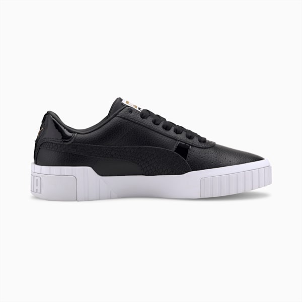 Cali Snake Women's Sneakers, Puma Black-Gold, extralarge