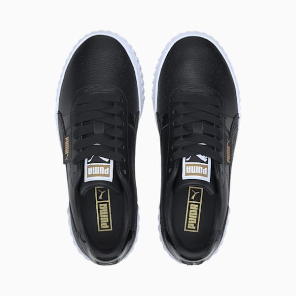 Cali Snake Women's Sneakers, Puma Black-Gold, extralarge