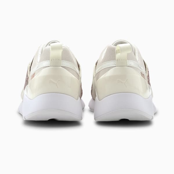 Muse X-2 Shimmer Women's Sneakers, Marshmallow-Puma White, extralarge