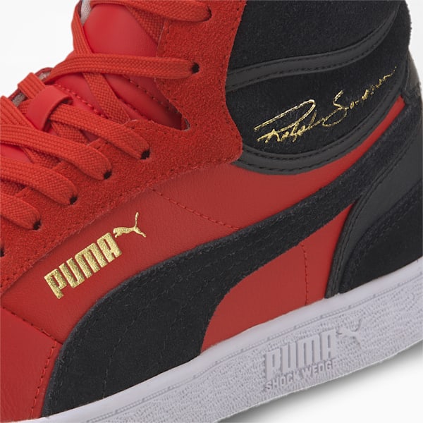 Ralph Sampson Mid Chicago Men's Sneakers, High Risk Red-Puma Black-Puma White, extralarge