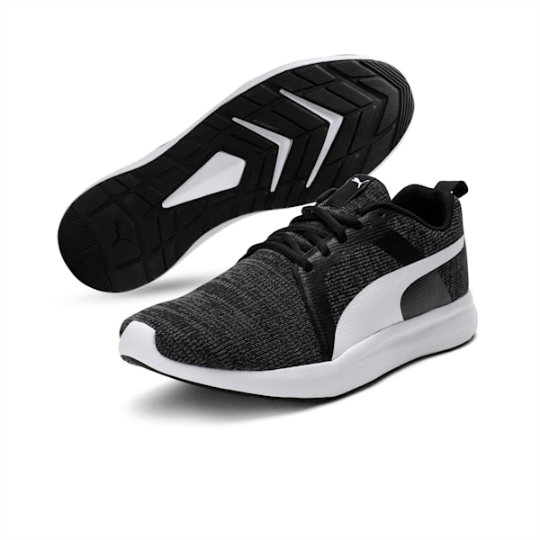 Frost Men's Sneakers, Puma Black-Puma White, extralarge-IND