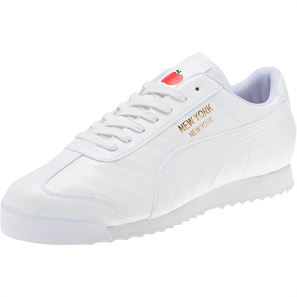 Roma NYC Apple Men's Sneakers, Puma White, extralarge