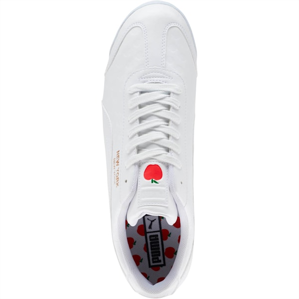 Roma NYC Apple Men's Sneakers, Puma White, extralarge