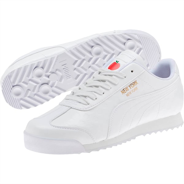 Roma NYC Apple Women's Sneakers, Puma White, extralarge