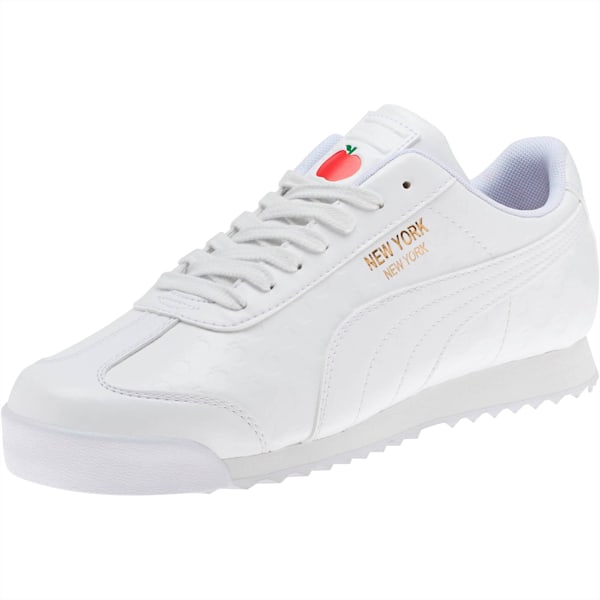 Roma NYC Apple Women's Sneakers, Puma White, extralarge