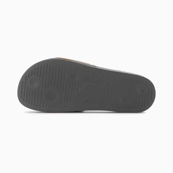 Leadcat FTR Suede Classic Slides, Ultra Gray-Puma Team Gold, extralarge