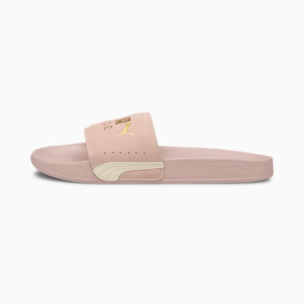 puma pink slides