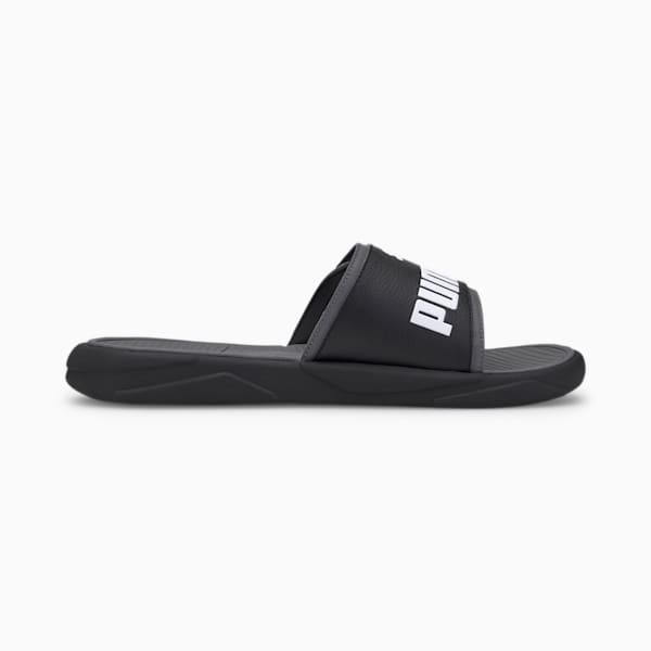 Royalcat Comfort Unisex Slides, Puma Black-CASTLEROCK-Puma White, extralarge-AUS