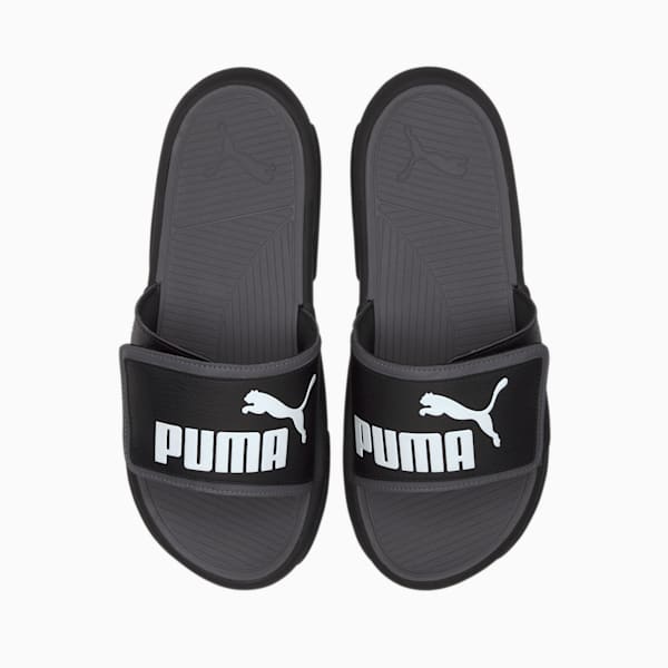 Royalcat Comfort Unisex Slides, Puma Black-CASTLEROCK-Puma White, extralarge-AUS