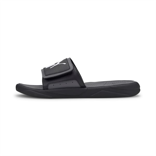 Royalcat Comfort Slides, Puma Black-CASTLEROCK-Puma White, extralarge-IND