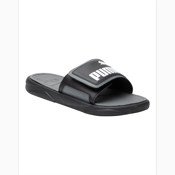 Royalcat Comfort Slides, Puma Black-CASTLEROCK-Puma White, extralarge-IND